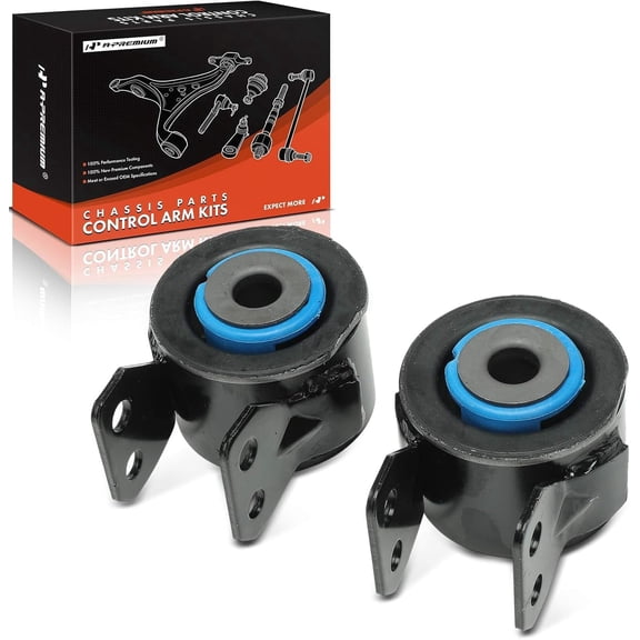 A-Premium 2 x Front Forward Lower Control Arm Bushing Kit Compatible with Chevrolet Traverse 2009-2017 & GMC Acadia 2007-2016 Acadia Limited 2017 & Buick Enclave 2008-2017 & Saturn Outlook 2007-2010