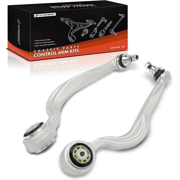 A-Premium 2 x Front Forward Lower Control Arm with Ball Joint & Bushing, Compatible with Mercedes-Benz GLC300 2016-2024, GLC350e 2018-2020