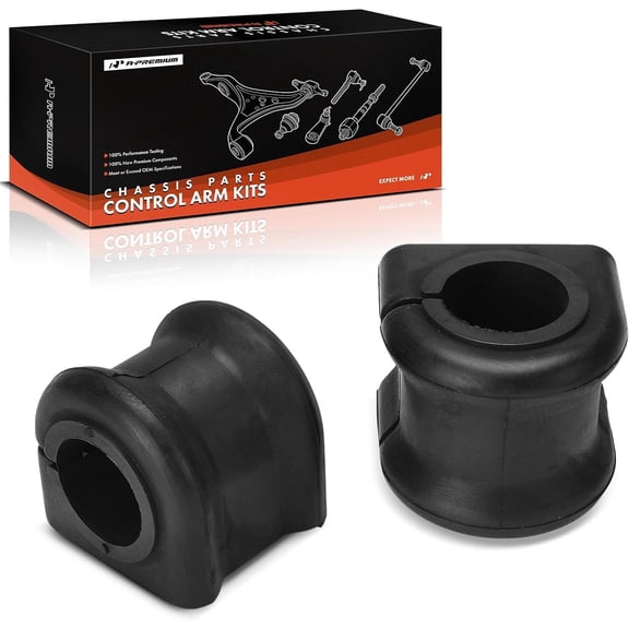 A-Premium Front To Frame Suspension Stabilizer Bar Bushing Sway Bar Bushing | Compatible with Jeep Wrangler 97-17,TJ 97-06 & Dodge Ram 1500 94-02,Ram 2500 94-09,Ram 3500 94-10,Dakota & Ram 2500, 3500