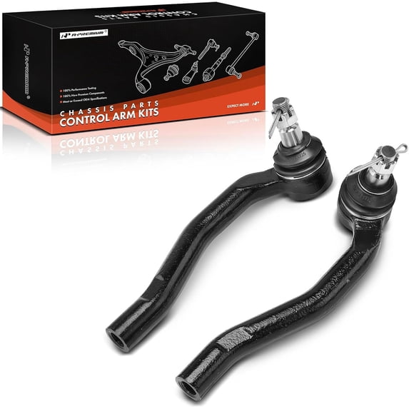 A-Premium 2 x Front Inner Tie Rod Ends, Compatible with Chrysler Pacifica 2017-2023, Voyager 2020-2023