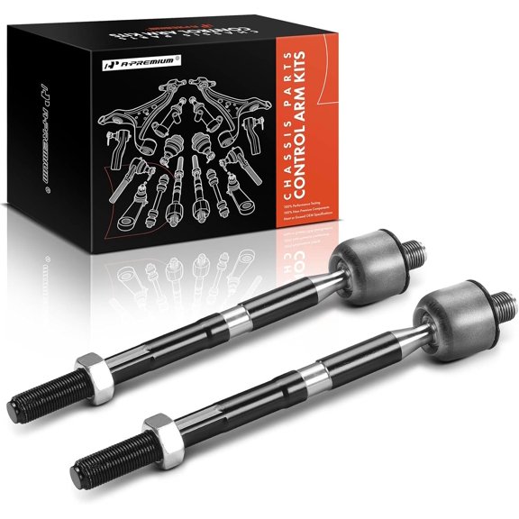 A-Premium 2 x Front Inner Tie Rod Ends, Compatible with Kia Forte 2014-2018, Forte5 2014-2018, Forte Koup 2014-2017