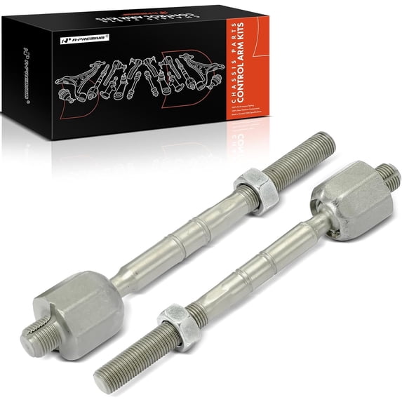 A-Premium 2 x Front Inner Tie Rod Ends, Compatible with Mini Cooper 2003 2004 2005 2006 2007 2008, L4 1.6L Only