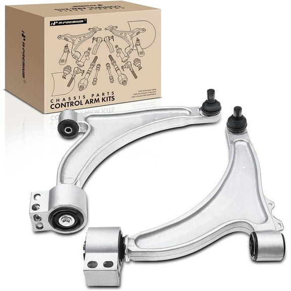 A-Premium 2 x Front Lower Control Arm with Ball Joint & Bushing, Compatible with Chevrolet Malibu 2013-2015, Malibu Limited 2016 & Buick LaCrosse 2010-2016, Regal 2011-2017, Allure 2010
