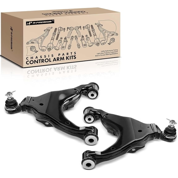 A-Premium 2 x Front Lower Control Arm with Ball Joint & Bushing Compatible with Toyota 4Runner 2003-2009 & FJ Cruiser 2007-2009 & Lexus GX470 2003-2009# K620061 K620062