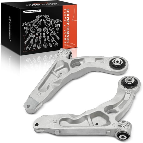 A-Premium 2 x Front Lower Control Arm Compatible with Jeep Cherokee 2014 2015 2016 2017 2018
