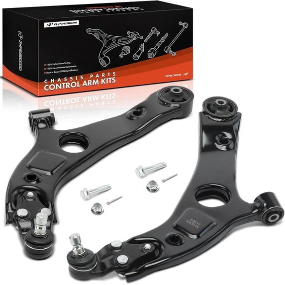 A-Premium 2 x Front Lower Control Arm with Ball Joint and Bushing Compatible with Hyundai Sonata 2011-2014 & Kia Optima 2011-2015, Cadenza 2014-2016