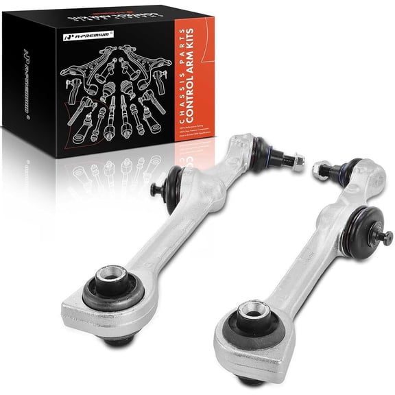 A-Premium 2 x Front Lower Rearward Control Arm with Ball Joint Compatible with Mercedes-Benz S400 2010-2013, S450 2008-2011, S550 2007-2013, S600 2007-2013, S63 AMG 2008-2013, S65 AMG 2007-2013