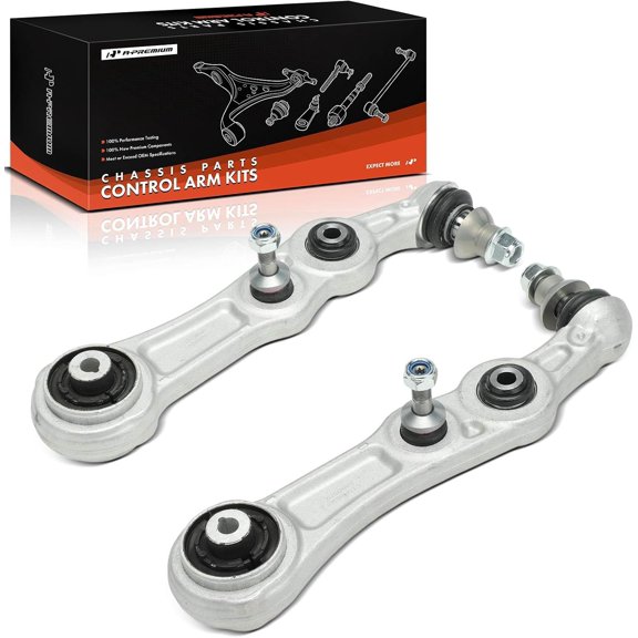 A-Premium 2 x Front Rearward Lower Control Arm, with Ball Joint & Bushing, Compatible with Mercedes-Benz W205 Series - C300 2015-2020, C350e 2016-2018