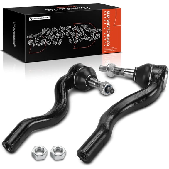 A-Premium 2 x Front Outer Tie Rod Ends, Compatible with Jeep WK2 Series Grand Cherokee 2016-2021 & Dodge Durango 2016-2023