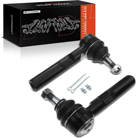 A-Premium 2 x Front Outer Tie Rod Ends Left Right Kit Compatible with Chevy Malibu 2004-2012 Pontiac G6 2005-2010 Saturn Aura 2007-2009# ES800086