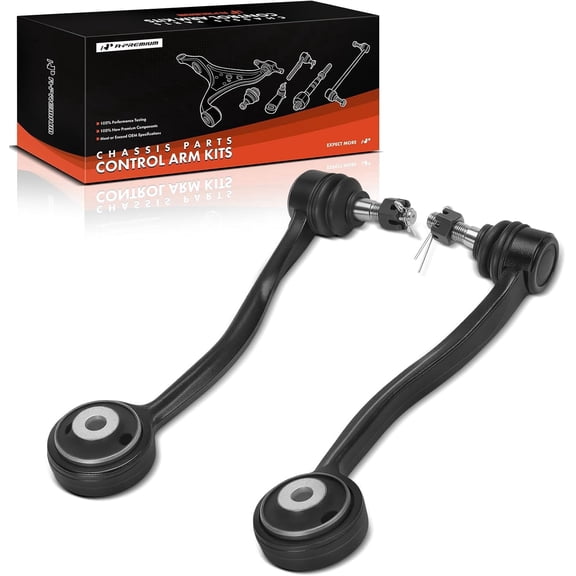 A-Premium 2 x Front Rearward Upper Control Arms, with Ball Joint & Bushing, Compatible with Hyundai Genesis 2009-2014, Equus 2011-2014