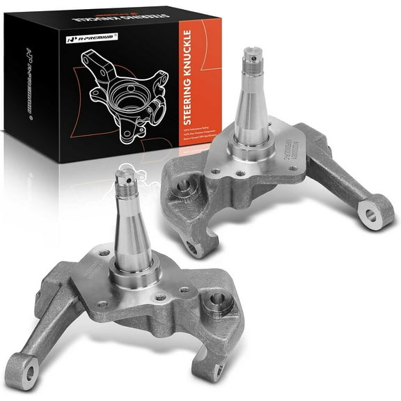 A-Premium 2 x Front Suspension Steering Knuckles Compatible with Ford Mustang II 1974-1978, Pinto 1973-1980, Drop Spindles