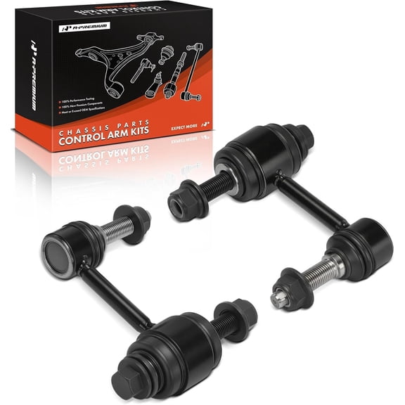 A-Premium 2 x Front Sway Bar Links Stabilizer Bar Link, Compatible with Jeep WK2 Series Grand Cherokee 2016 2017 2018
