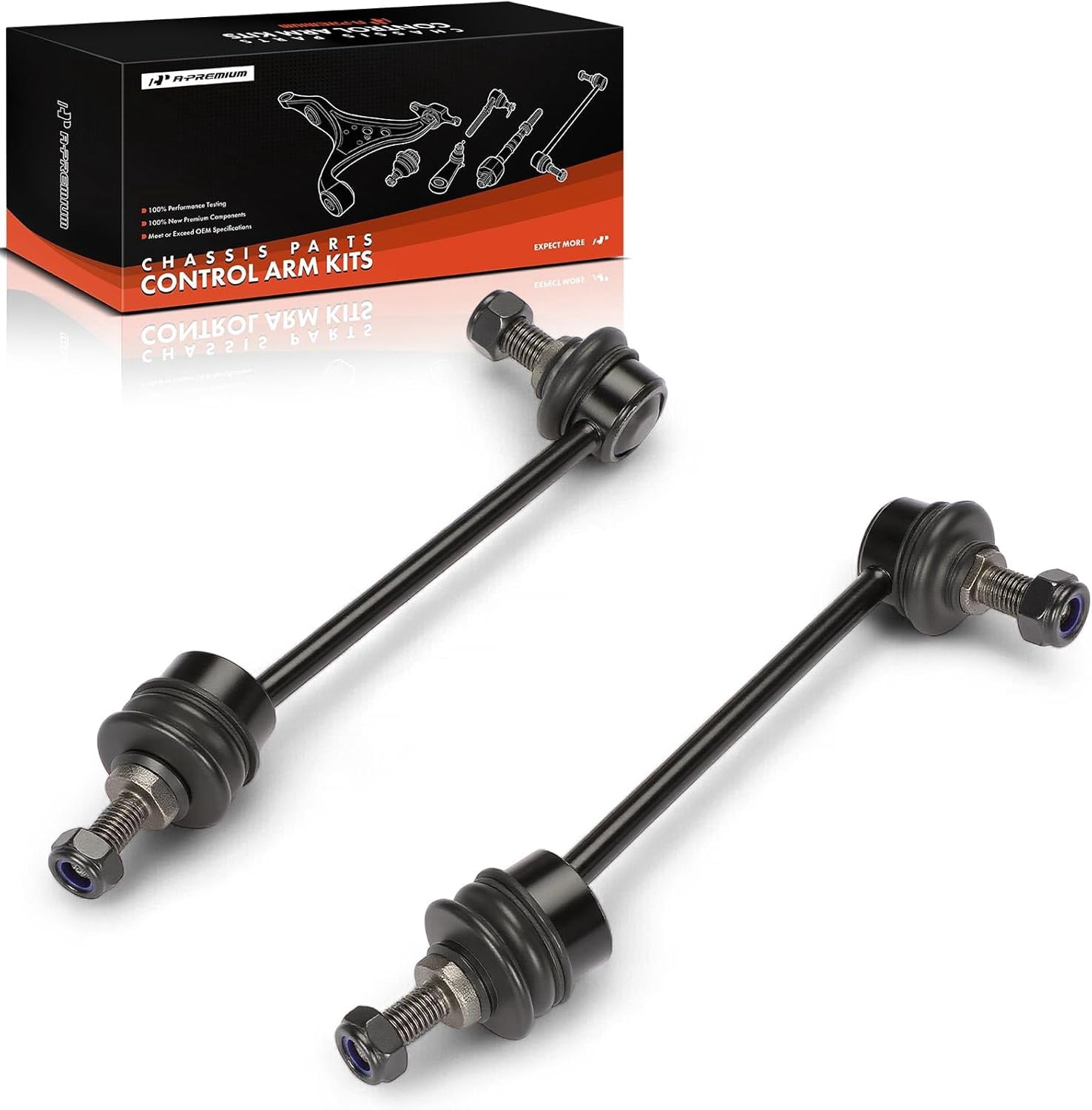A-Premium 2 x Front Sway Bar Links Stabilizer Bar Links, Compatible ...