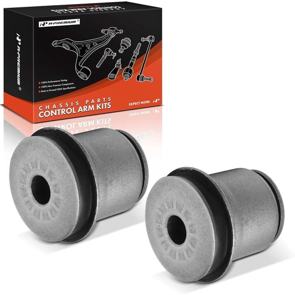 A-Premium 2 x Front Upper Control Arm Bushing Kit, Compatible with Chevrolet Tahoe, Blazer, Astro, C1500, C2500, C3500, K1500 & GMC Yukon, K1500, K2500, K3500, Safari, Savana 2500 & Cadillac Escalade