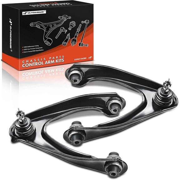 A-Premium 2 x Front Upper Control Arm with Ball Joint & Bushing, Compatible with Honda CR-V CRV 1997 1998 1999 2000 2001, Replace # K80884, K80883