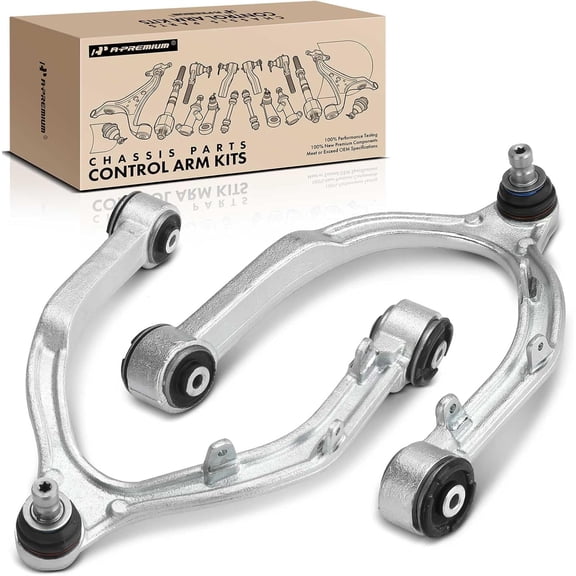 A-Premium 2 x Front Upper Control Arm, with Ball Joint & Bushing, Compatible with Tesla Model 3 2017-2022, Model Y 2020-2022