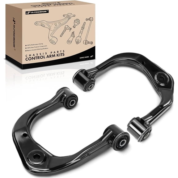 A-Premium 2 x Front Upper Control Arm with Bushing Compatible with Toyota Tundra 2000-2006 Sequoia 2001-2007