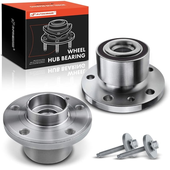 A-Premium 2 x Front Wheel Bearing and Hub Assembly Compatible with Volvo XC60 2010-2017, S60 2011-2017, XC70 2008-2016, S80 2007-2016, V60 2015-2018, V70 2008-2010