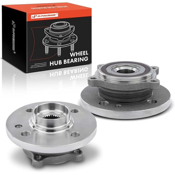 A-Premium 2 x Front Wheel Bearing and Hub Assembly Compatible with Mini Cooper 2007-2015