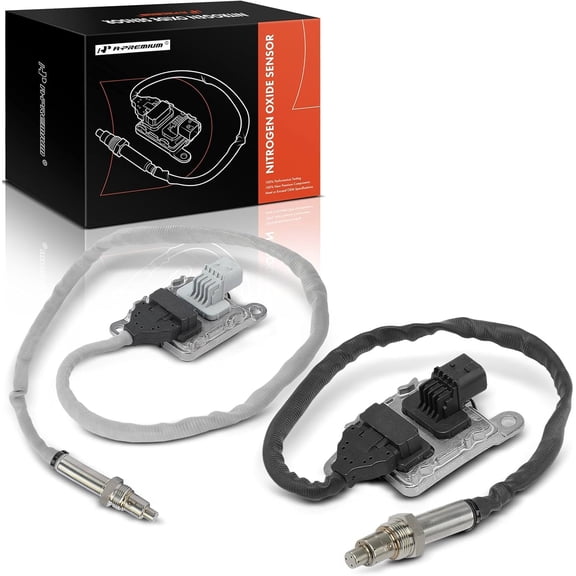 A-Premium 2 x Nitrogen Oxide NOx Sensor Compatible with DD13/DD15/DD16 Detroit Engine, DD13/DD15 Freightliner Cascadia Engine, DD13/DD15 Western Star 5700XE Engine, Replace # A0101532228