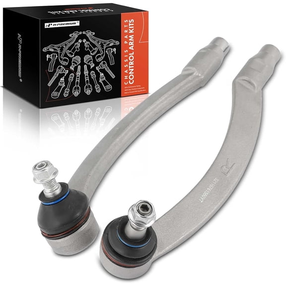 A-Premium 2 x Front Outer Tie Rod Ends, Compatible with Mini Cooper 2003 2004 2005 2006 2007 2008