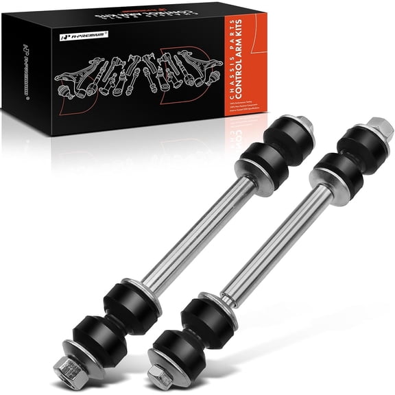 A-Premium 2 x Rear or Front Sway Bar Links Kit Stabilizer Link Compatible with Chevy Express GMC Savana Ford Mustang Crown Victoria Lincoln Mark VIII Town Car Mercury Grand Marquis Marauder