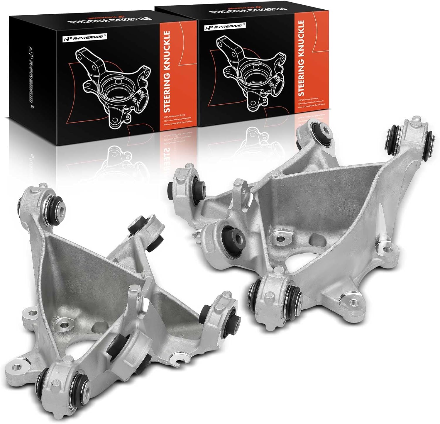 A-Premium 2 x Rear Suspension Steering Knuckle Compatible with Tesla ...