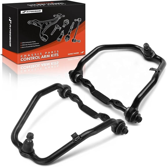 A-Premium 2 x Rear Upper Control Arms, with Ball Joint and Bushing, Compatible with Chrysler Sebring & Dodge Stratus, 2004 2005 2006