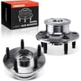 thumbnail image 1 of A-Premium 2 x Rear Wheel Bearing and Hub Assembly with ABS Ring & 5-Lug Compatible with Ford Taurus 2001-2007, Mercury Sable 2001-2005, with 4-Wheel ABS and Rear Drum Brakes, 1 of 9