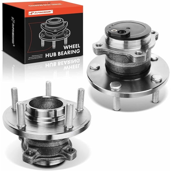 A-Premium 2 x Rear Wheel Bearing and Hub Assembly with 5-Lug Compatible with Mazda 3 2004-2013 3 Sport 2009-2013 5 2006-2010