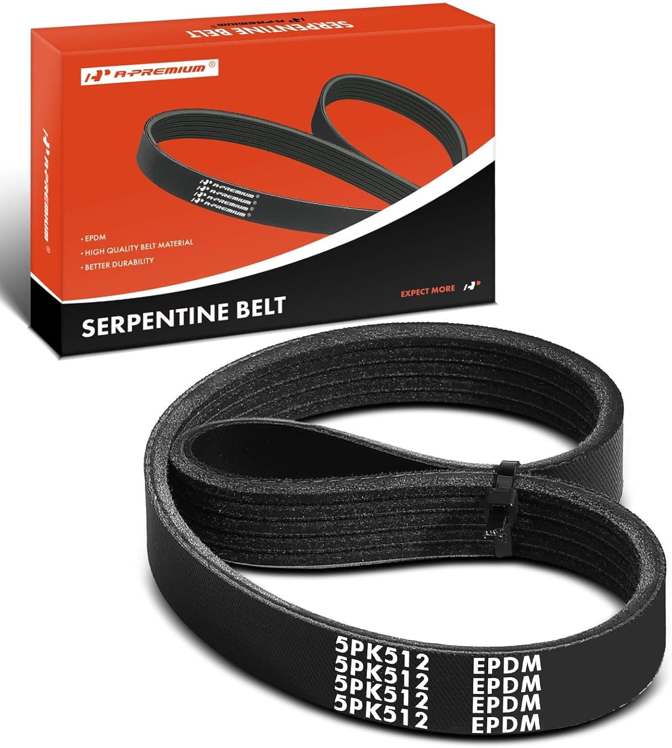 Engine 8343 A-Premium 20.17 In Engine Serpentine Belt Fit For Chevrolet Beretta ...