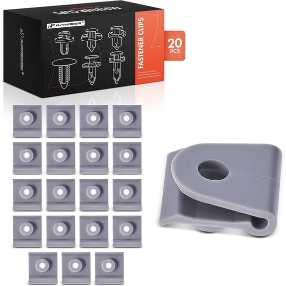 A-Premium 20-Pack Bumper Cover Nut Car Retainer Fastener Push Pin Clips Compatible with Mazda CX-5 2013-2016 3 6 CX-9 5 MX-5 Miata CX-3 CX-7 2 RX-8 RX-7 Protege Millenia MPV Protege5 626 929