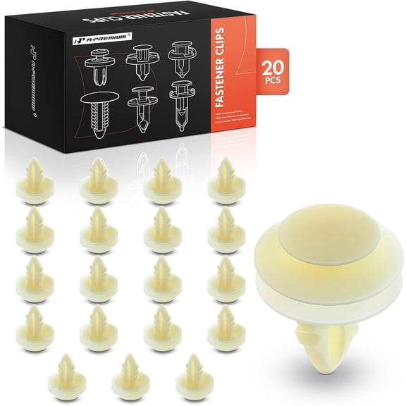 A-Premium 20 PCS Door Panel Retainers Clip Compatible with Ford Models - for 11/32 inch Hole