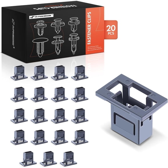 A-Premium 20 PCS Engine Cover Gromme Retainer Clip Compatible with Honda CR-V, Civic, Accord, Pilot, Odyssey, Fit, HR-V, Ridgeline, Crosstour, Insight, Passport & Acura MDX, RDX, TLX, TSX, ILX