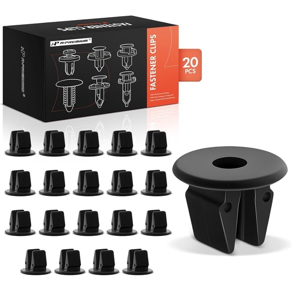 A-Premium 20-Pack 8.5mm Hole Fender Apron Nut Car Retainer Fastener Push Pin Clips Compatible with Kia Soul Optima Sorento Forte Sportage Rio Sedona NIRO Cadenza Rondo Amanti Forte Koup Spectra5