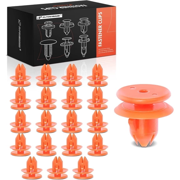 A-Premium Nylon Fender Flare Retainer Fastener Push Pin Clips Wholesale Clips 20-Pack 1.41oz Compatible with Volvo XC60 2010-2013 XC90 2003-2014 XC70 2003-2016 V70 2001-2010