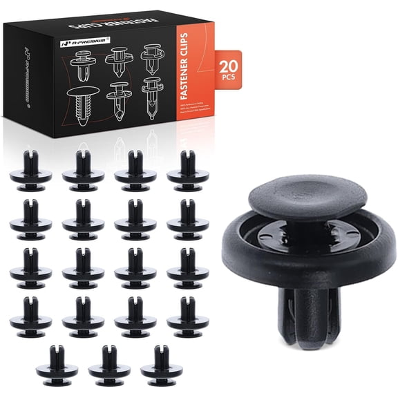 A-Premium 20 PCS Fender Liner Car Retainer Fastener Push Pin Clips Compatible with Toyota Camry RAV4 Corolla Prius Tacoma Tundra 4Runner Avalon C-HR Sequoia Prius Plug-in Prius V - for 7mm