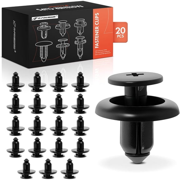 A-Premium 20 PCS Front & Rear Bumper Fascia & Radiator Grille Retainer Clips Compatible with Chevy, Geo, Pontiac & Suzuki Models - Metro, Tracker, Prizm, Firefly, Sunrunner - for 9mm Hole