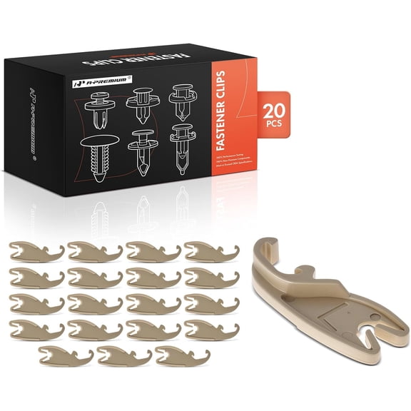 A-Premium 20 PCS Left Hand Side Door Lock Pawl Car Retainer Fastener Push Pin Clips Compatible with Ford F-150 F-250 F-350 Explorer Mustang Taurus E-150 Econoline Lincoln Continental Mercury Cougar