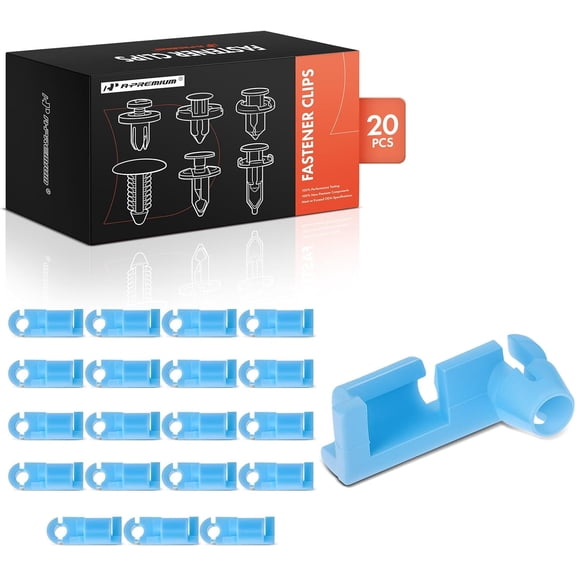 A-Premium 20 PCS Left Side Door Lock Rod End Car Retainer Fastener Push Pin Clips Fastener Compatible with Mazda Models - for 6mm