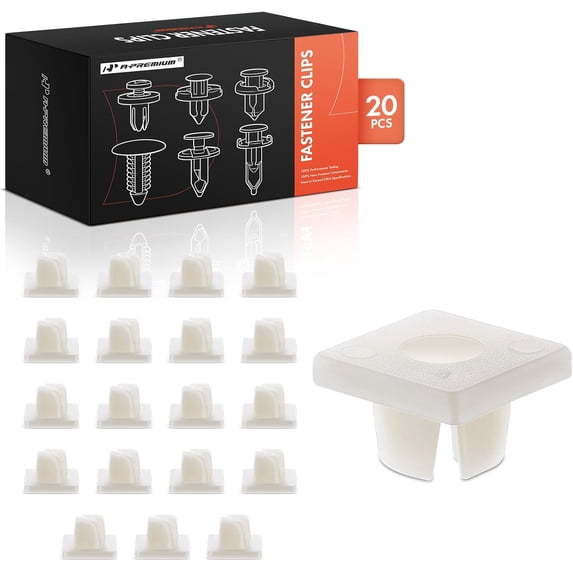A-Premium 20 PCS Licence Plate Grommet Retainer Clips Compatible with Honda Models