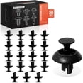 thumbnail image 2 of 100pc Universal Push Type Retainer Clips For Toyota Lexus – Bumper Fender Trim Rivets 2 of 3