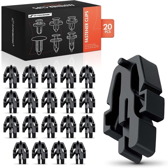 A-Premium 20PCS Nylon Radiator Grille Car Retainer Fastener Push Pin Clips Compatible with Toyota Camry RAV4 Corolla Prius Tacoma Highlander Sienna 4Runner Avalon Yaris FJ Cruiser Land Cruiser Celica