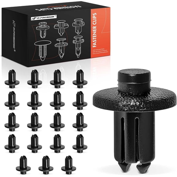 A-Premium 20 PCS Plastic Bumper Cover & Wheel Housing Car Retainer Fastener Push Pin Clips Compatible with Toyota Corolla 1992-1997 Avalon 1995-1998 Mazda 626 1992-2002 - for 9 mm