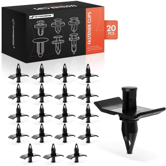A-Premium 20 PCS Rear Fascia Retainer Clips Push-Type Compatible with Chrysler Cirrus, Concorde, LHS, New Yorker & Dodge Intrepid, Stratus & Eagle Vision & Plymouth - for 12.7mm Hole