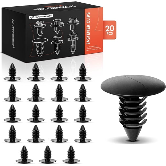 A-Premium 20 PCS Retainer Clip Fasteners Compatible with Chevrolet Silverado 1500 2500 HD 3500 HD, Equinox, Malibu, Cruze, Impala, Tahoe, Camaro & GMC Sierra 1500 2500 HD 3500 HD, Terrain, Acadia