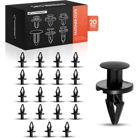 A-Premium 20 PCS Bumper Fascia, Flares and Air Dam Car Retainer Fastener Push Pin Clips Compatible with Chevy Silverado Equinox Cruze Tahoe Camaro GMC Sierra Terrain Yukon Buick Cadillac Saab - 8.5mm