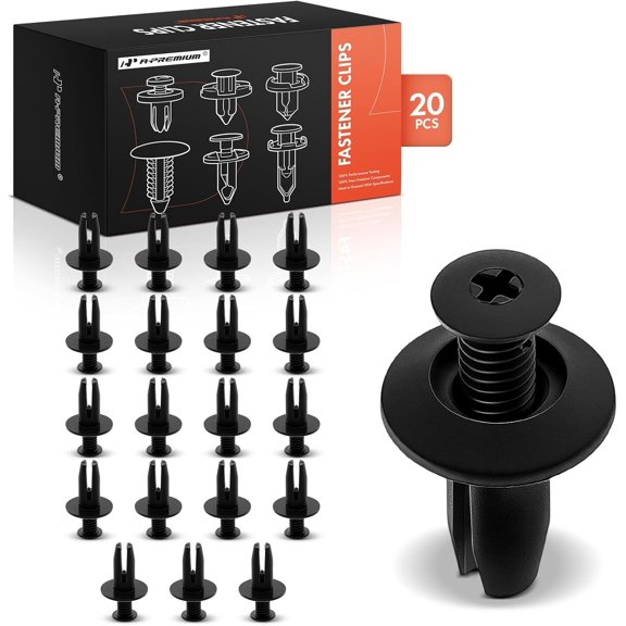 A-Premium 20 PCS Retainer Clip Fasteners Compatible with Ford Explorer 2011-2019, Edge 2007-2024, Taurus X 2008-2009, Flex, Police Interceptor Utility & Lincoln MKX, MKS, MKT - for 8mm Hole