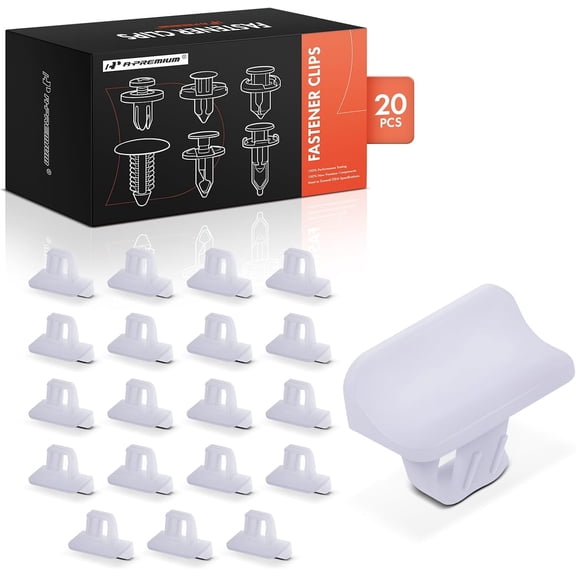A-Premium 2.89oz Bumper Cover Fascia Car Retainer Fastener Push Pin Clips 20-Pack Compatible with Ram 1500 Jeep Grand Cherokee Wrangler Compass Gladiator Dodge Journey Durango Challenger Chrysler 300